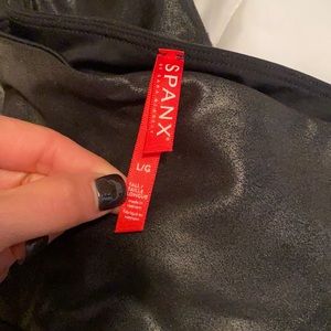 Spanx faux leather leggings